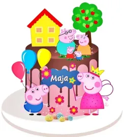 wydruk-cukrowy-na-tort-swinka-peppa-dekoracja-zestaw-postaci-tekst