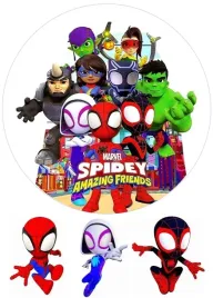 oplatek-na-tort-spidey-spiderman-dekoracja-urodziny-postacie-zestaw