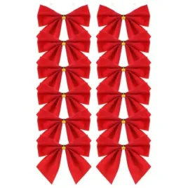kokardy-swiateczne-brokatowe-czerwone-ozdoba-na-choinke-12-szt