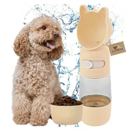 bidon-dla-psa-na-wode-i-karme-z-miska-3w1-turystyczna-butelka-na-lato