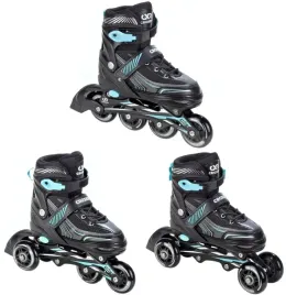 rolko-wrotki-3w1-regulowane-croxer-optima-black-mint-35-38-kauczuk