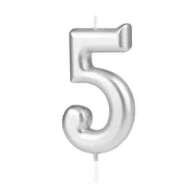 srebrna-swieczka-urodzinowa-tort-urodziny-cyferka-cyfra-5