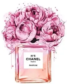 wydruk-cukrowy-na-tort-masa-cukrowa-chanel-perfumy-urodziny