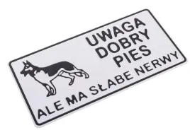 tabliczka-ostrzegawcza-15x285cm-informacyjna-metal-uwaga-dobry-pies
