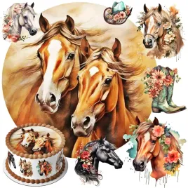 oplatek-na-tort-konie-kon-konik-dekoracja-jadalna-urodziny-zestaw-tekst