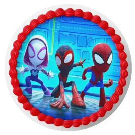 spidey-spiderman-oplatek-na-tort-z-napisem