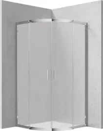 kabina-prysznicowa-polokragla-90x90-szklo-matowe-mrozone-deante-funkia