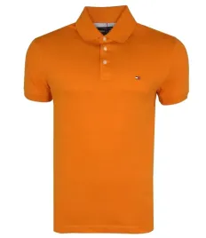 tommy-hilfiger-polo-meskie-slim-pomaranczowe-xs