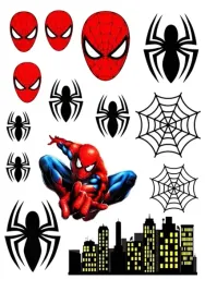 wydruk-cukrowy-na-tort-oplatek-spiderman-zestaw-postaci