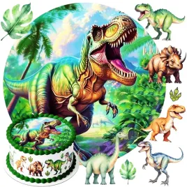 oplatek-na-tort-dinozaury-dinozaur-dekoracja-jadalna-urodziny-zestaw-tekst