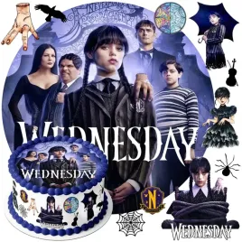 oplatek-na-tort-wednesday-serial-dekoracja-urodziny-tekst-zestaw