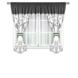 komplet-firana-zaslony-woal-liscie-160x400-zestaw