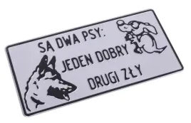 tabliczka-ostrzegawcza-15x285cm-informacyjna-metal-sa-dwa-psy-jeden-dobr