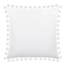 poszewka-na-poduszke-40x40-biala-poduszka-welur-pomponiki-dekoracyjna