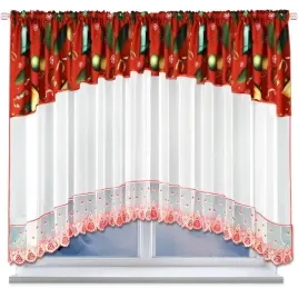 biala-firanka-woalowa-koronka-markizeta-haftowana-czerwona-dzwonki-160x400