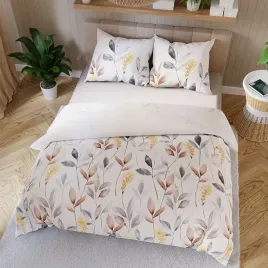 komplet-poscieli-160x200-poszewki-bawelna-satynowa-w-liscie-kwiaty-wiosna