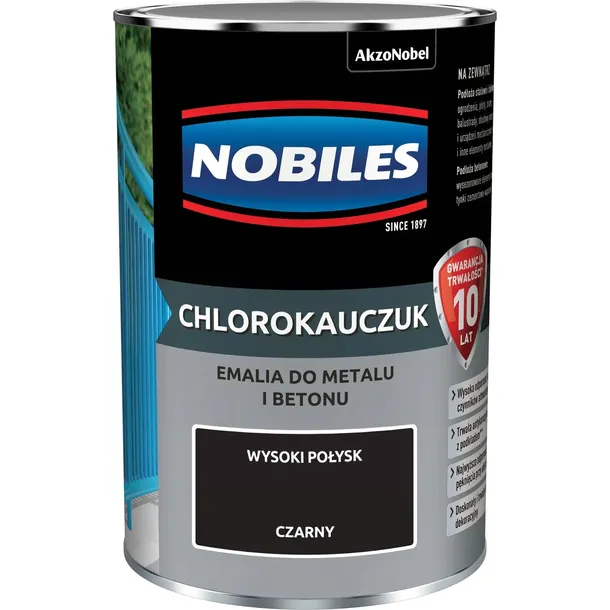 NOBILES EMALIA CHLOROKAUCZUKOWA CZARNA 0,9 L