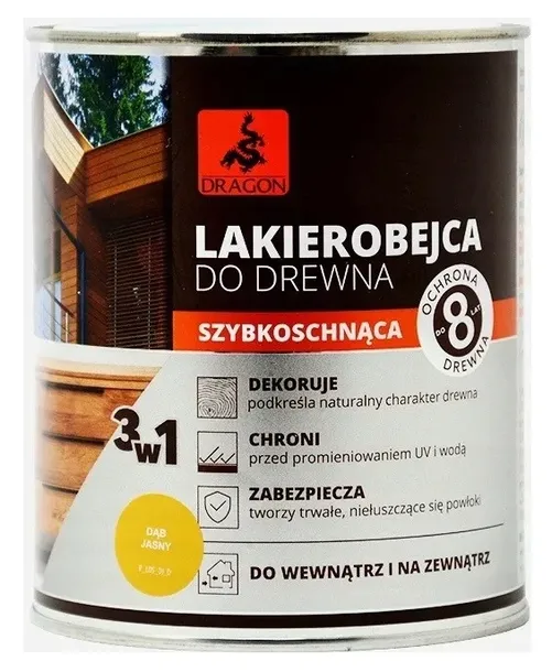 LAKIEROBEJCA DO DREWNA DRAGON 3W1 5L SOSNA SKANDYNAWSKA