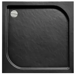 brodzik-besco-oskar-kwadratowy-stone-effcet-czarny-matt-90x90