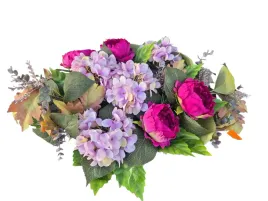 wiazanka-kompozycja-kwiatowa-na-grob-odcienie-rozu-i-fioletu