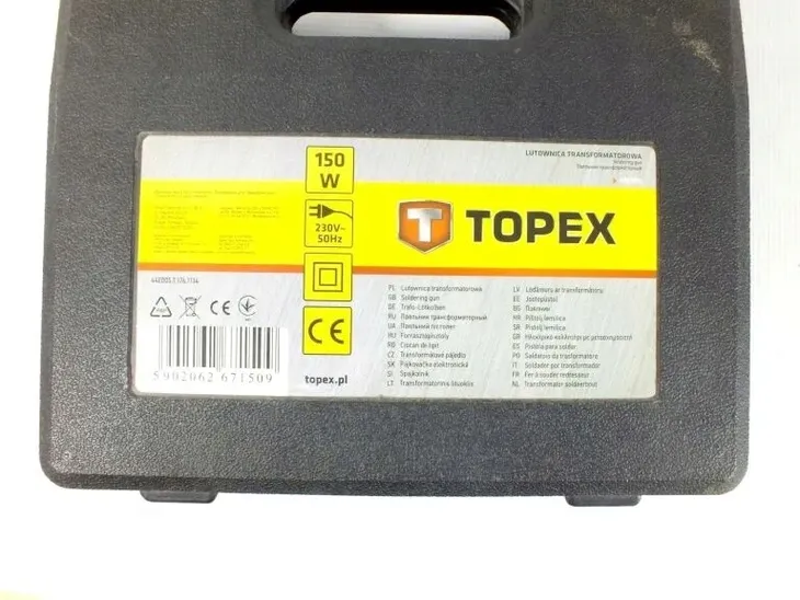 lutownica-transformatorowa-topex-44e005-150-w-stan-nowy-zasilanie-sieciowe