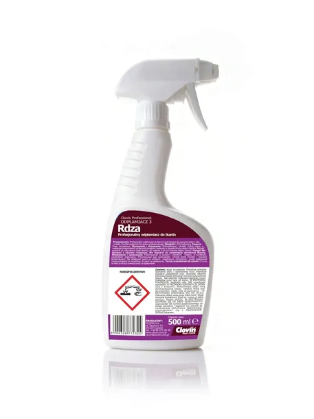 Profesjonalny odplamiacz do tkanin do usuwania plam z rdzy i metalu - 500ml