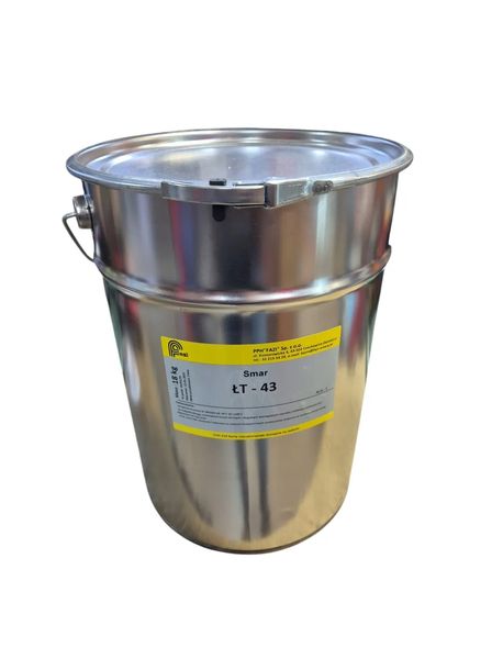 SMAR DO ŁOŻYSK ŁOŻYSKOWY ŁT-43 TAWOT 18 KG WIADRO METALOWE