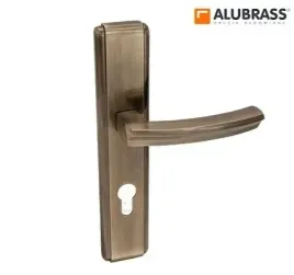 klamka-lotus-90-wklad-patyna-lewa-alubrass