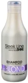 Stapiz Sleek Line Silk Szampon Violet Blond Fioletowy z Jedwabiem 300ml