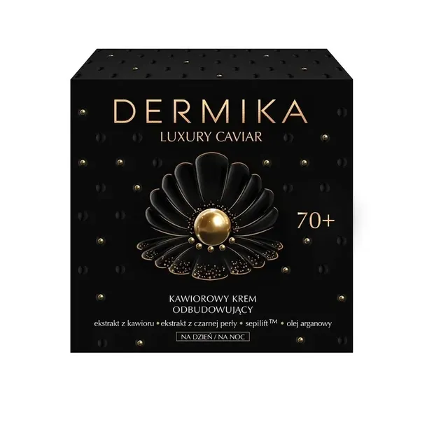 Dermika Luxury Caviar Krem Odbudowujący Przeciwstarzeniowy 70+ 50ml