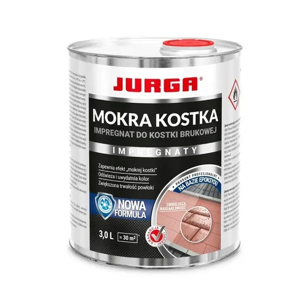 JURGA IMPREGNAT DO KOSTKI BRUKOWEJ I BETONU MOKRA KOSTKA 3L
