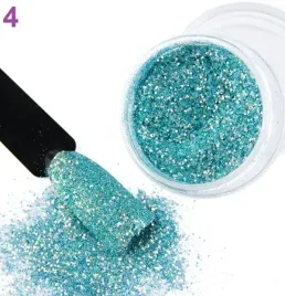 coliber-effect-do-paznokci-turkusowy-drobny-brokat
