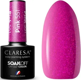 claresa-lakier-hybrydowy-pink-551-rozowy-brokat-5g
