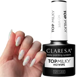 claresa-top-hybrydowy-no-wipe-milky-mleczny-bialy-poltransparentny-5ml
