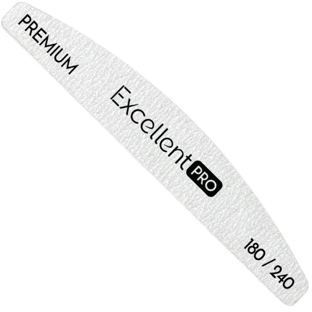 Excellent PRO Premium Pilnik Do Paznokci Łódka Zebra Uniwersalny 180/240