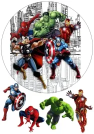 oplatek-na-tort-avengers-marvel-urodziny-zestaw-postaci
