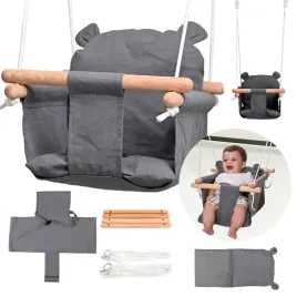 drewniana-hustawka-mis-kubelkowa-pokojowa-szara-materialowa-dla-dziecka