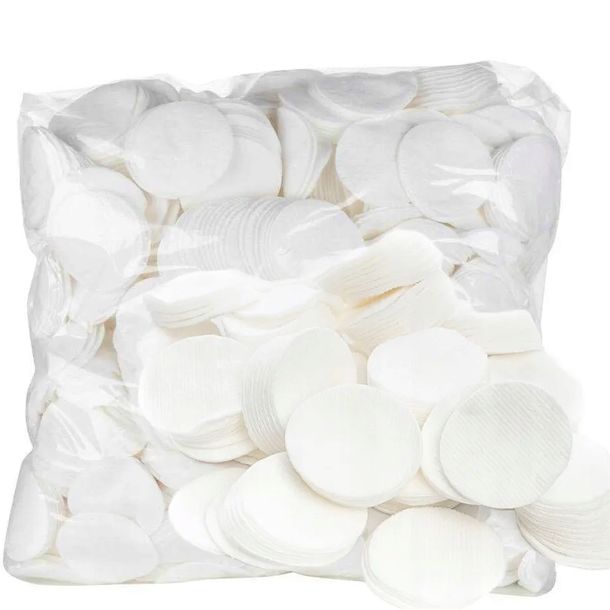 Płatki Waciki Kosmetyczne Bawełniane Okrągłe 250g ok. 600 Sztuk