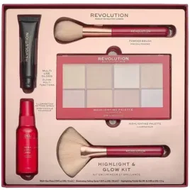 revolution-zestaw-kosmetykow-setting-spray-paleta-rozswietaczy-pedzle