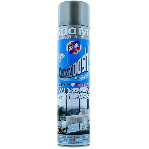 Xanto Zazzoosh Pianka Do Mycia Szyb Okien Luster Czyszczenie Bez Smug 500ml