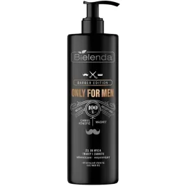 bielenda-only-for-men-barber-odswiezajacy-meski-zel-do-mycia-twarzy-190g