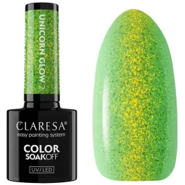 claresa-lakier-hybrydowy-do-paznokci-zielony-drobinki-unicorn-glow-2-5g