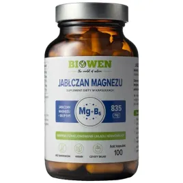 biowen-jablczan-magnezu-witamina-b6-835mg-suplement-diety-100-kapsulek