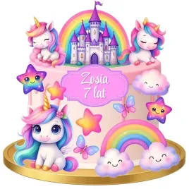 wydruk-cukrowy-oplatek-na-tort-jednorozec-unicorn-tecza-koniki-tekst