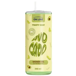 on-line-fruity-shot-odswiezajacy-zel-pod-prysznic-avokado-witamina-e-390ml