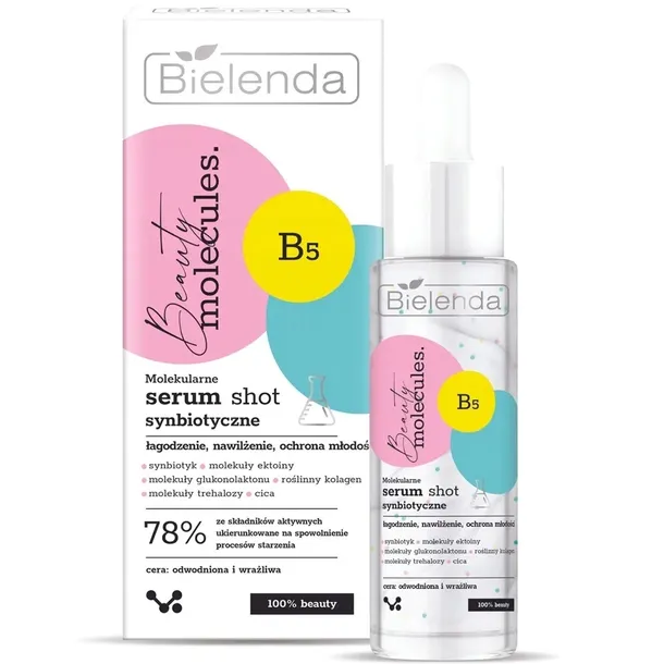 Bielenda Beauty Molecules Serum Shot Synbiotyczne Cera Wrażliwa Odwodniona