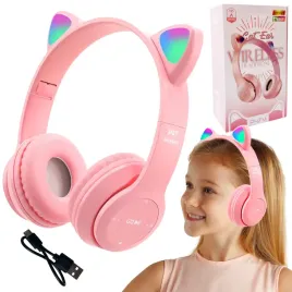 sluchawki-bezprzewodowe-kolorowe-kocie-uszy-nauszne-dla-dzieci-bluetooth