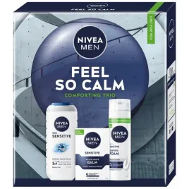 nivea-men-feel-so-calm-meski-zestaw-prezentowy-zel-pianka-balsam-po-goleniu