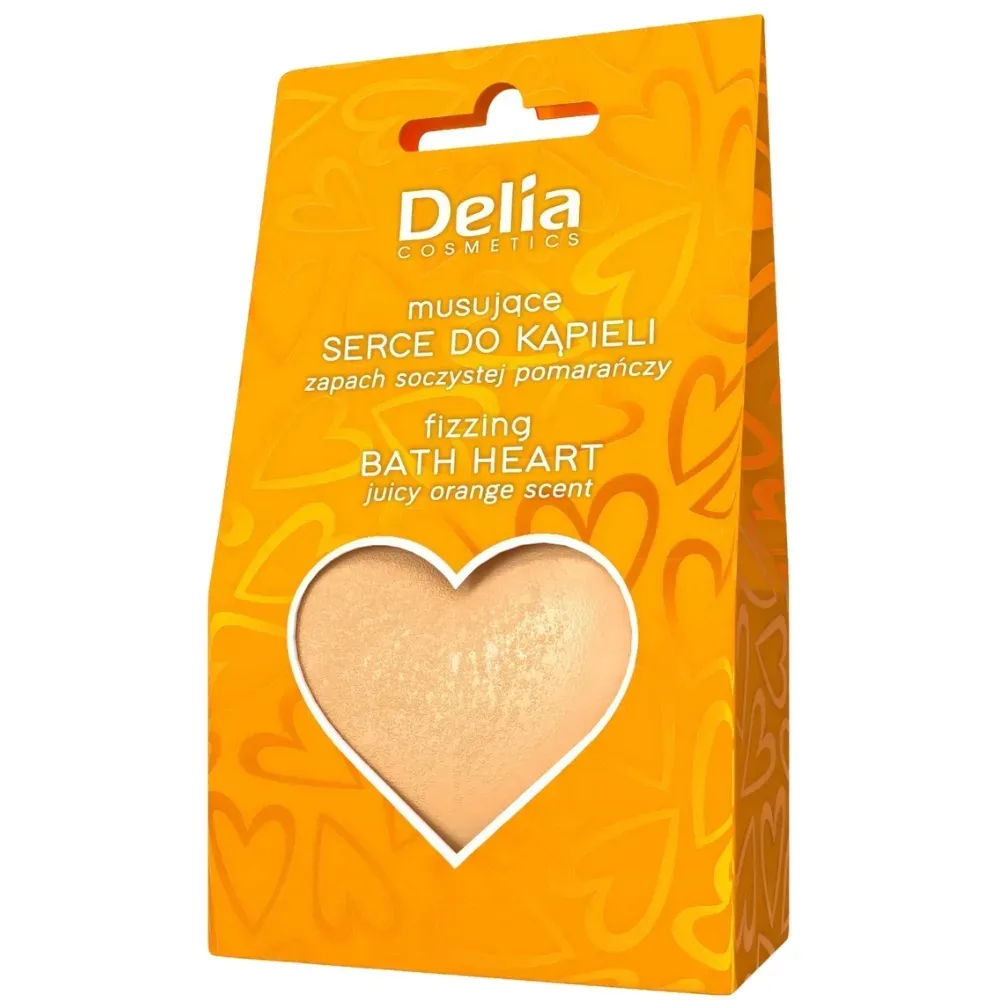 delia-pachnaca-kula-do-kapieli-bomba-prezent-serduszko-pomaranczowe-100g-stan-nowy
