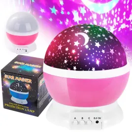 projektor-gwiazd-rzutnik-lampka-nocna-dla-dzieci-kopula-obrotowa-360-rozowa